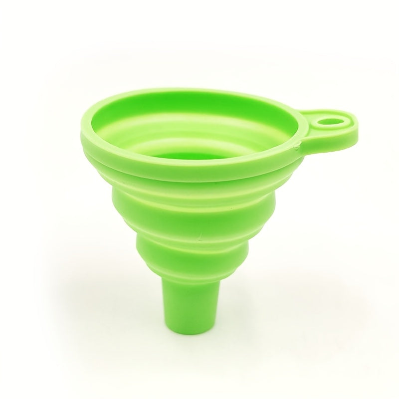 1/3pcs Foldable Silicone Funnel, Kitchen Liquid Pouring Anti-Splash Small Funnel, Mini Household Oil Funnel