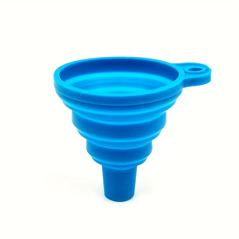 1/3pcs Foldable Silicone Funnel, Kitchen Liquid Pouring Anti-Splash Small Funnel, Mini Household Oil Funnel