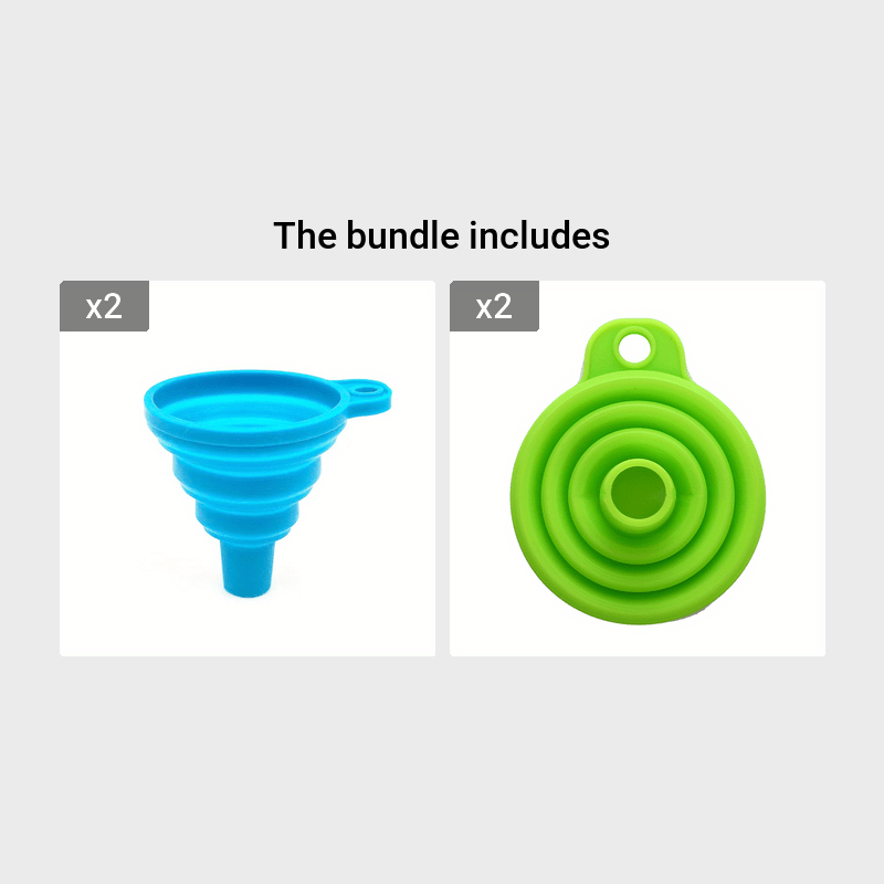 Foldable Silicone Collapsible Funnel - Portable, Durable & Easy-Clean Kitchen Tool for Fuel Hoppers, Beer, Oil, and More - Food-Safe, Space-Saving Design with Ergonomic Handle, Kitchen Funnel, Oil Pouring, Compact Storage, Easyclean Material, Oil Dispense